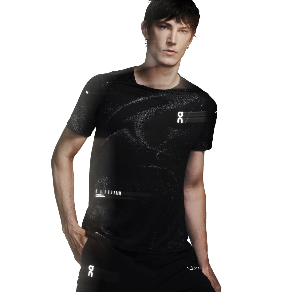 On Men's Performance-T Lumos in Black AW25