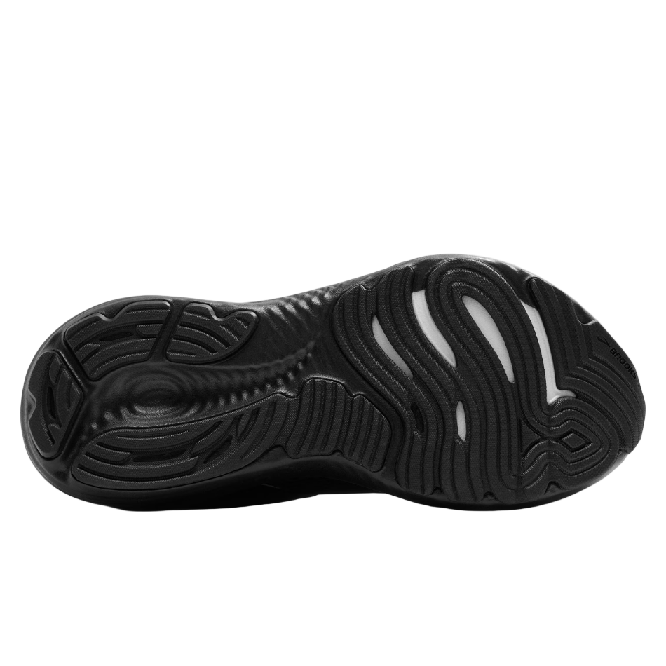 Brooks Men's Glycerin 22 Running Shoes in Black/Black/Ebony AW25