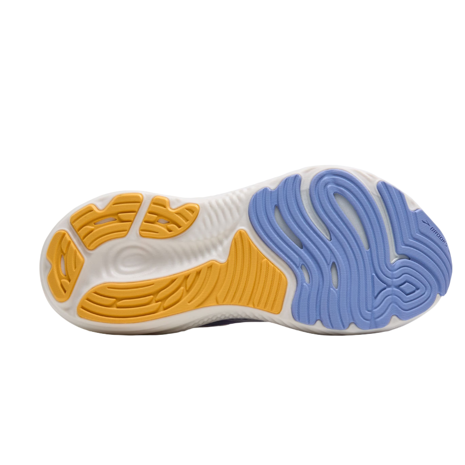 Brooks Women's Glycerin GTS 22 Running Shoes in White/Blue Heron/Apricot AW25