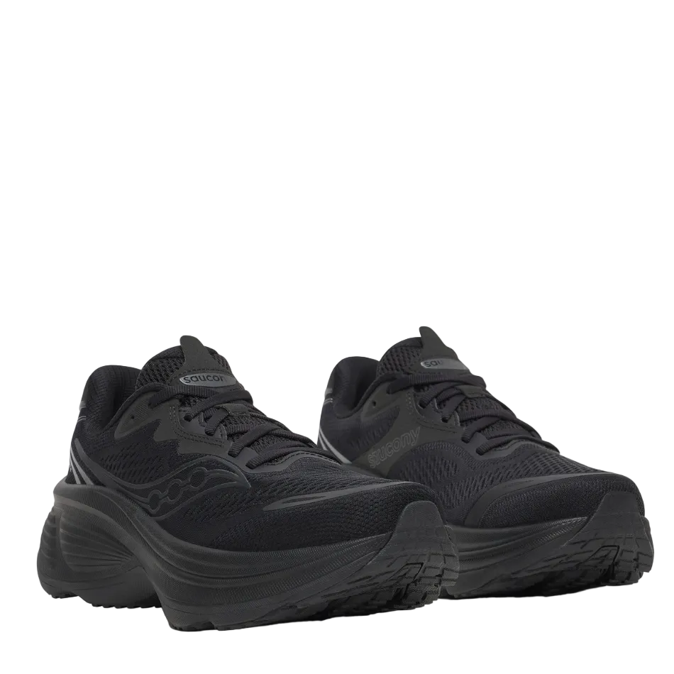 Saucony Women's Hurricane 26 Running Shoes in Triple Black AW26