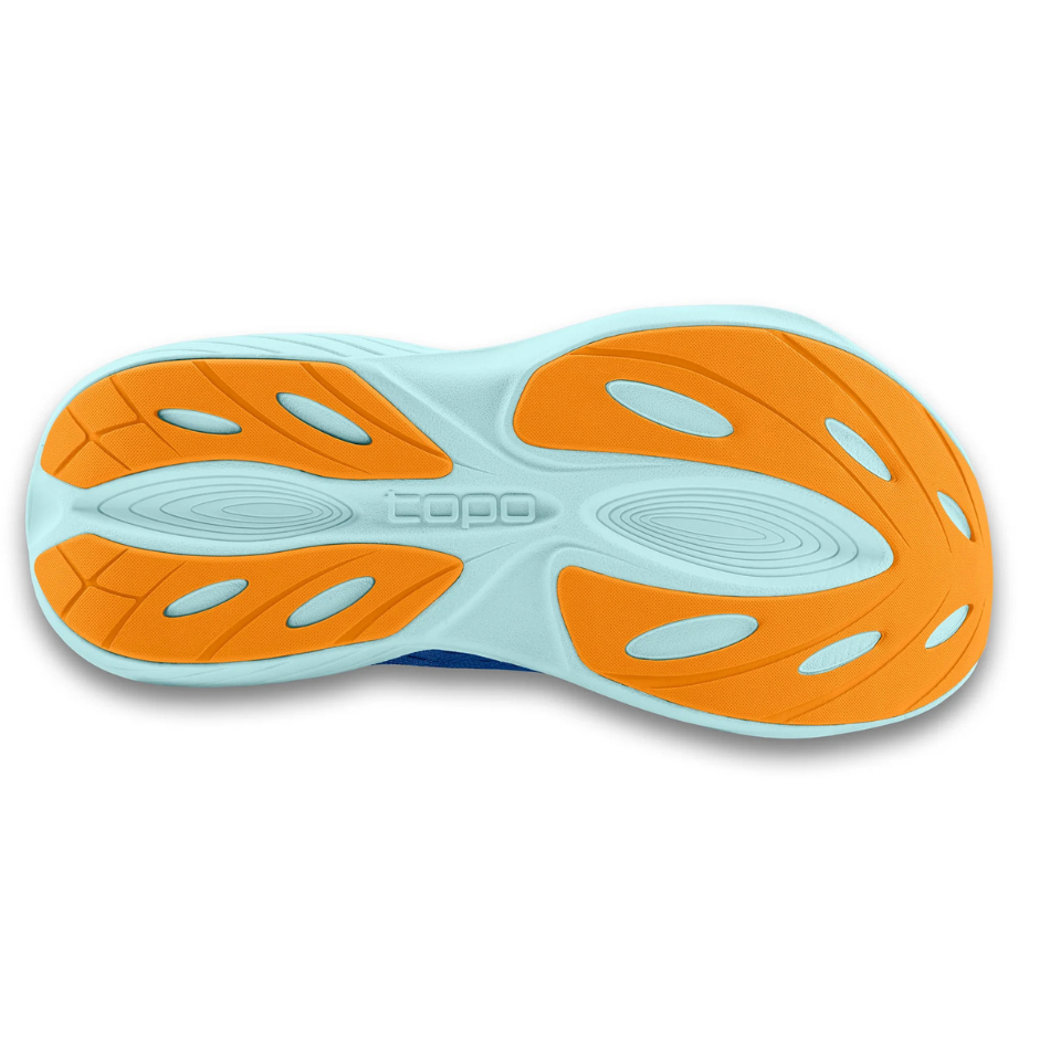 Topo Men's Atmos Running Shoes in Blue/Orange AW25
