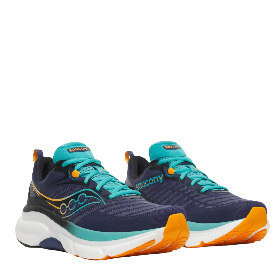 Saucony Men's Omni ST 23 Running Shoes in Naval/Tranquil AW26