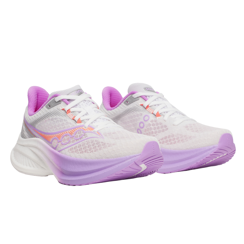 Saucony Women's Endorphin Speed 5 Running Shoes in White/Crocus - Online Exclusive