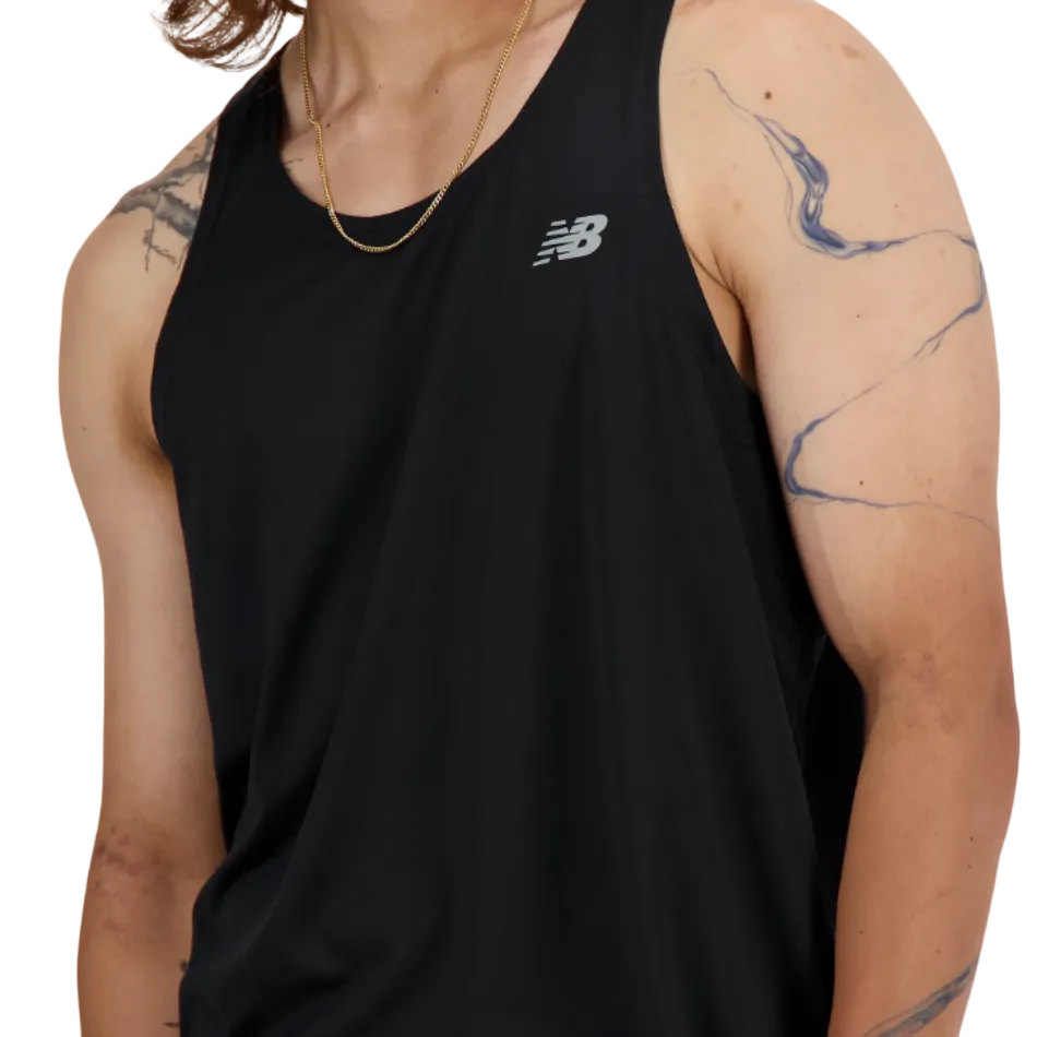 New Balance Men's Sport Essentials Tank in Black SS26