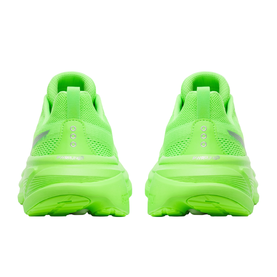 Saucony Men's Hurricane 25 Running Shoes in Silver/Slime SS26