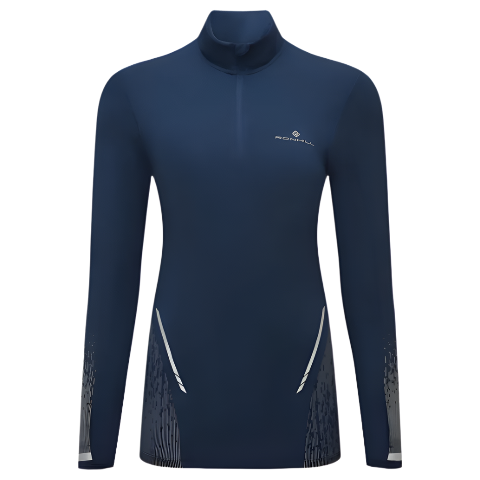 Ronhill Women's Tech Reflect 1/2 Zip in Dark Navy/Reflect AW25