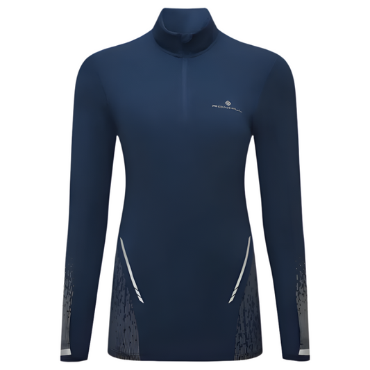 Ronhill Women's Tech Reflect 1/2 Zip in Dark Navy/Reflect AW25
