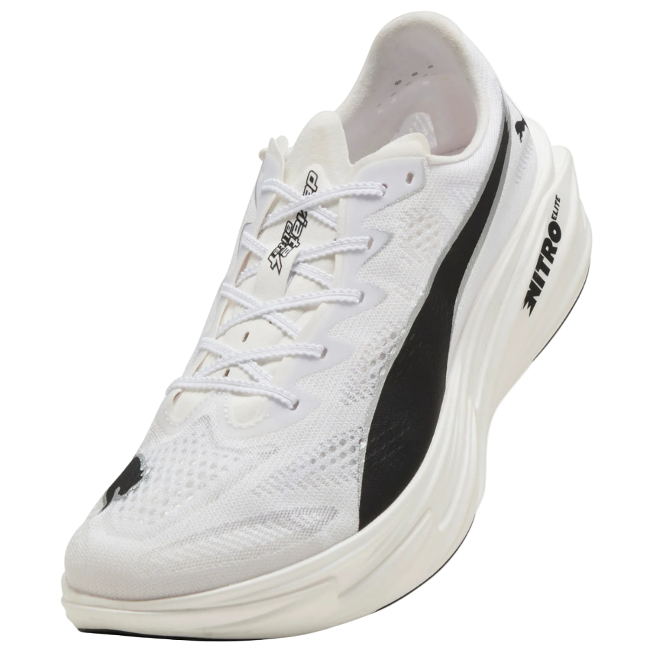 PUMA Women's Deviate NITRO Elite 4 Running Shoes in PUMA White/PUMA Black SS26