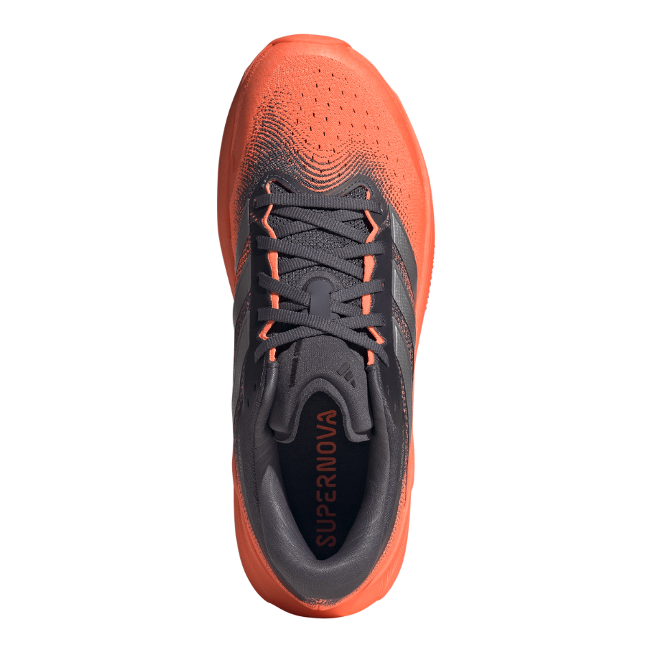 adidas Men's Supernova Rise 3 in Aurora Onix/silver met./Lucid Orange SS26
