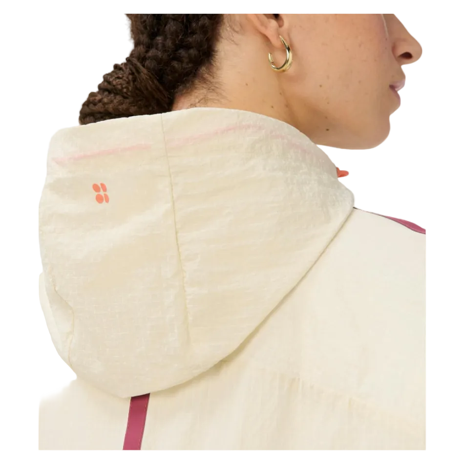 Sweaty Betty Ripstop Patch Pocket Lightweight Jacket in Wheat Beige AW26