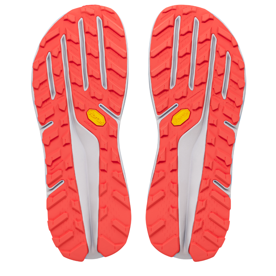 Altra Women's Olympus 275 HILO Trail Running Shoes in Vaporous Gray/Fiery Coral AW26