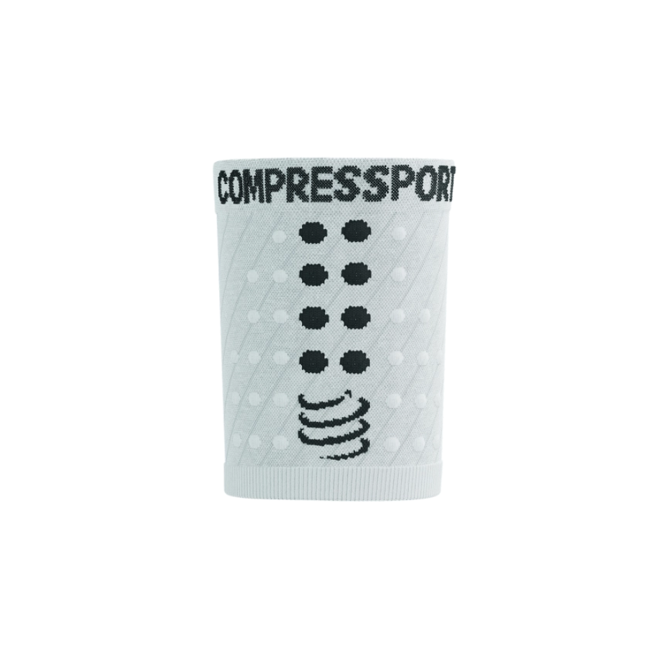 Compressport Unisex Racing Sweatbands in White SS26