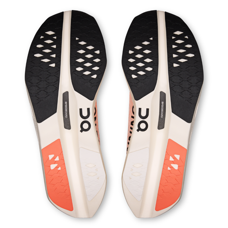 On Women's Cloudboom Volt Running Shoes in Ivory/Sunstone SS26