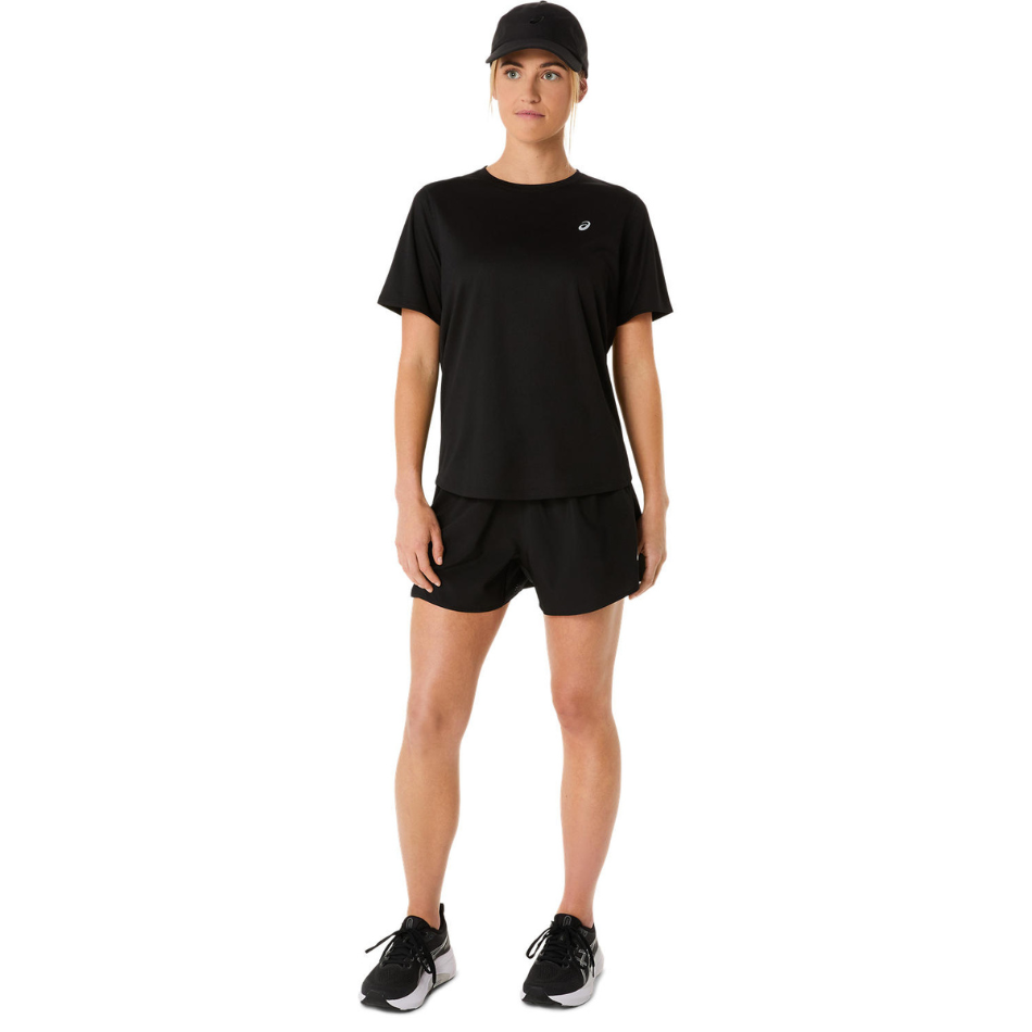 ASICS Women's Core Short Sleeved Top in Performance Black AW26