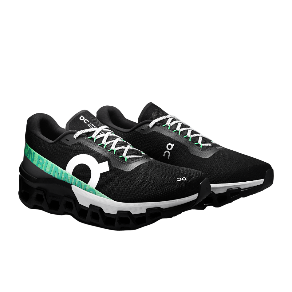 On Men's Cloudmonster 2 Running Shoes in Black/Glacier AW25