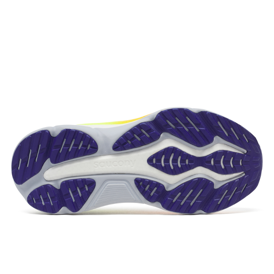 Saucony Women's Hurricane 25 Running Shoes in White-Frigid - Online Exclusive