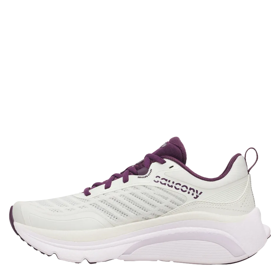 Saucony Women's Omni ST 23 Running Shoes in Ivory/Eggplant AW26