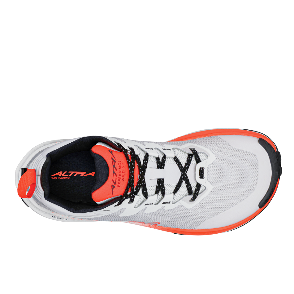 Altra Women's Experience Wild 3+ Trail Running Shoes in White/Coral SS26