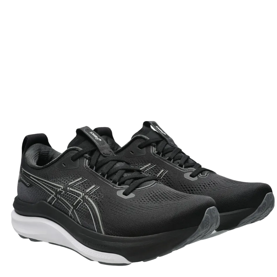 ASICS Men's GEL-KAYANO 33 Running Shoes in Black/White AW26