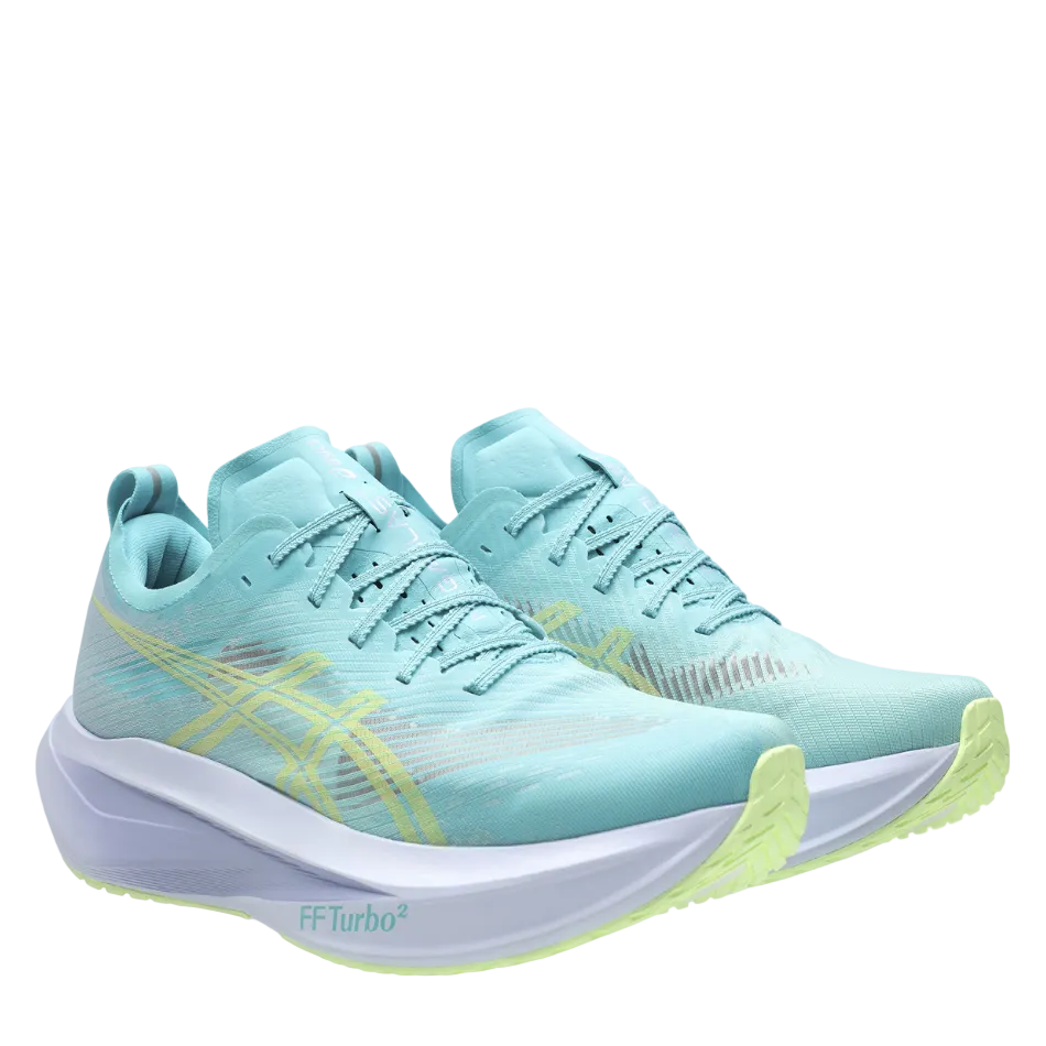 ASICS Unisex MEGABLAST Running Shoes in Energy Aqua/Blue AW26