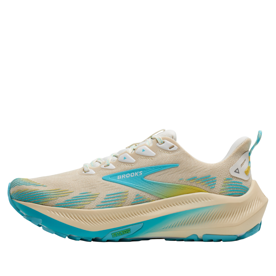 Brooks Women's Ghost Trail Running Shoes in Sand/Star White/Golden Hour SS26