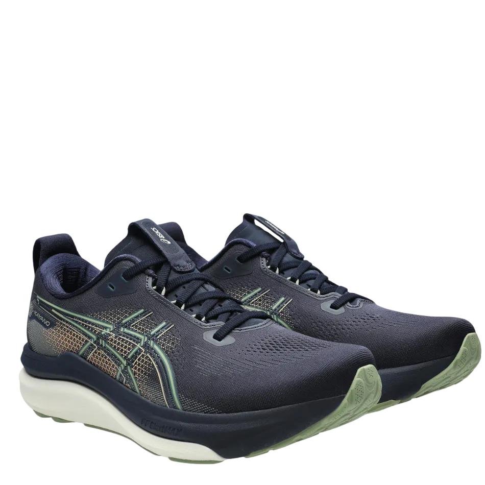 ASICS Men's GEL-KAYANO 33 Running Shoes in Midnight/Khaki Green AW26