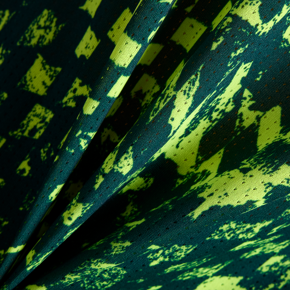 New Balance Women's London Edition Athletics Print T Shirt in Alkaline Green SS26