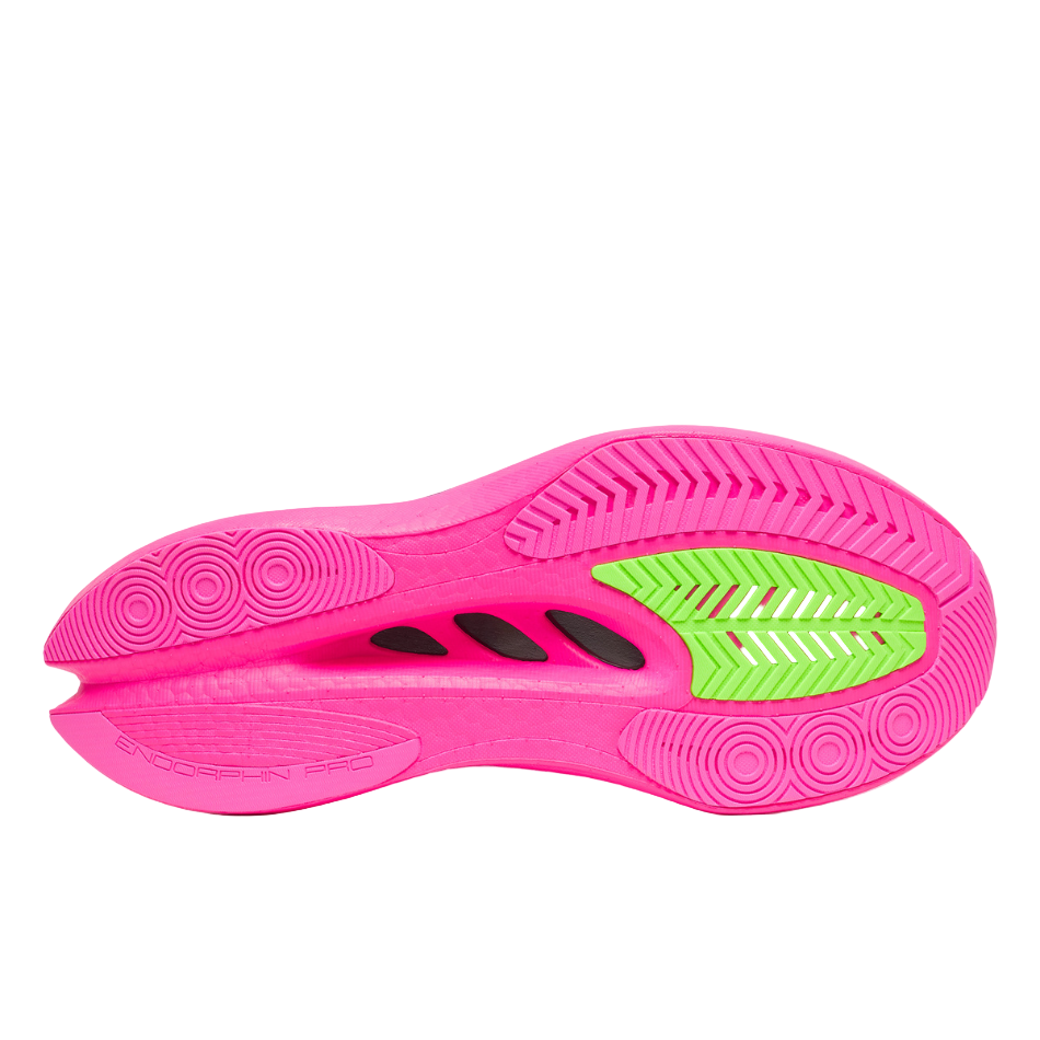 Saucony Women's Endorphin Pro 5 Running Shoes in Black/Shock SS26