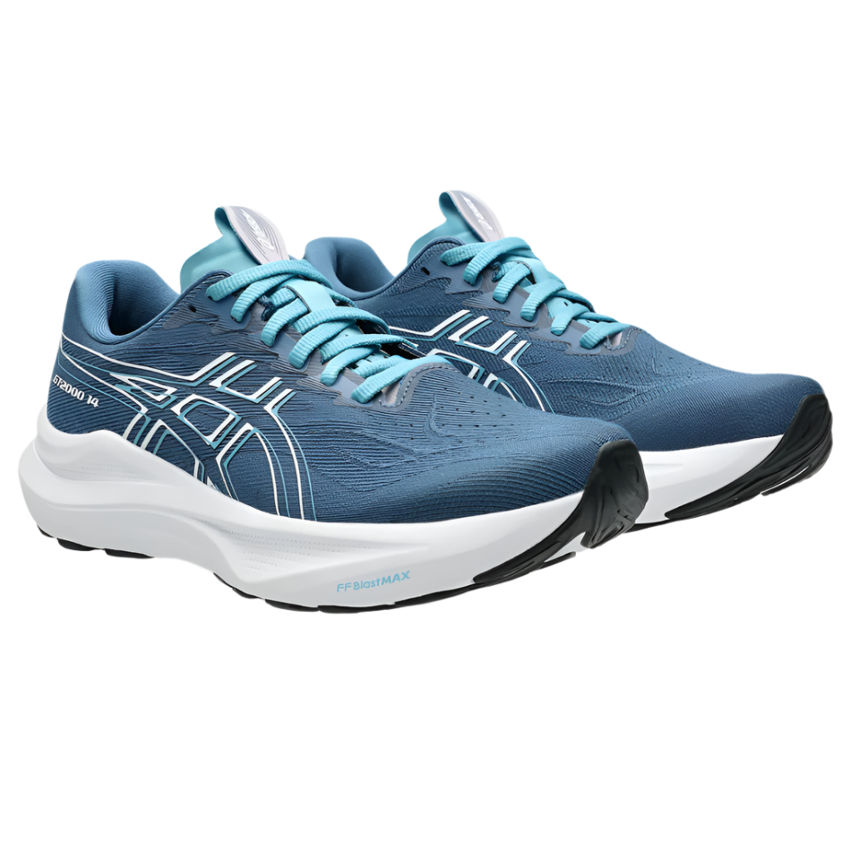 ASICS Women's GT-2000 v14 Running Shoes in Winter Sea/White AW25