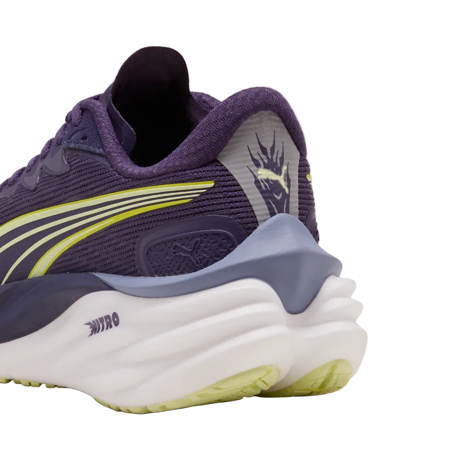 PUMA Women's Velocity NITRO 4 Running Shoes in Deep Plum/Apple Spritz SS26
