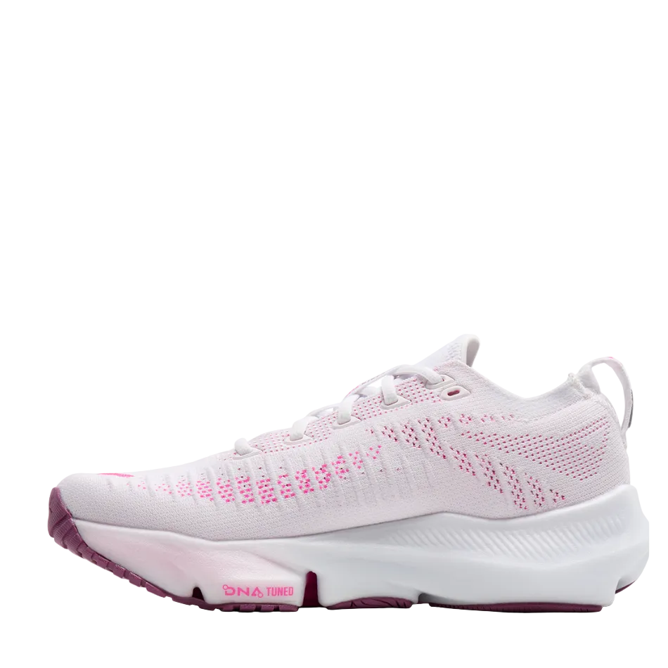 Brooks Women's Glycerin Flex Running Shoes in White/Cyber Pink/Argyle SS26