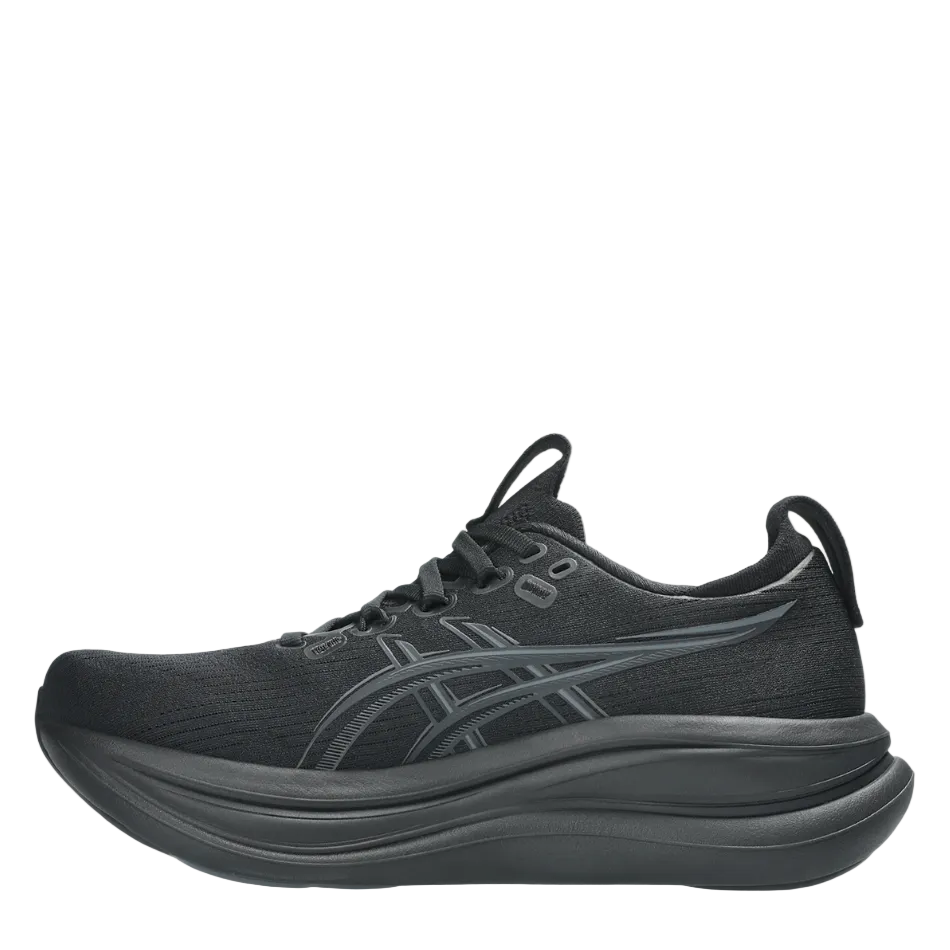 ASICS Women's GEL-NIMBUS 28 Running Shoes in Black/Graphite Grey AW26