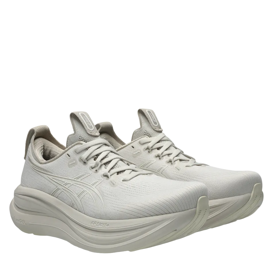 ASICS Women's GEL-NIMBUS 28 Running Shoes in Soft Oat/Cream AW26