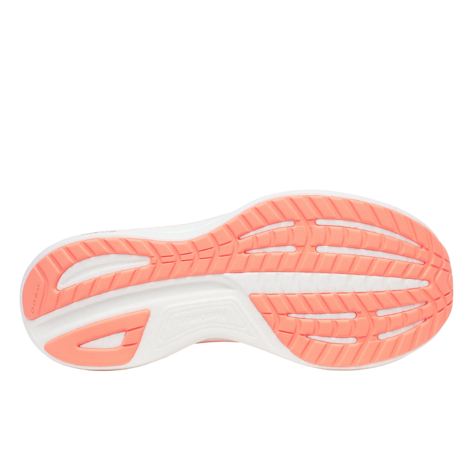 Saucony Women's Ride 18 Running Shoes in Coral/Salmon