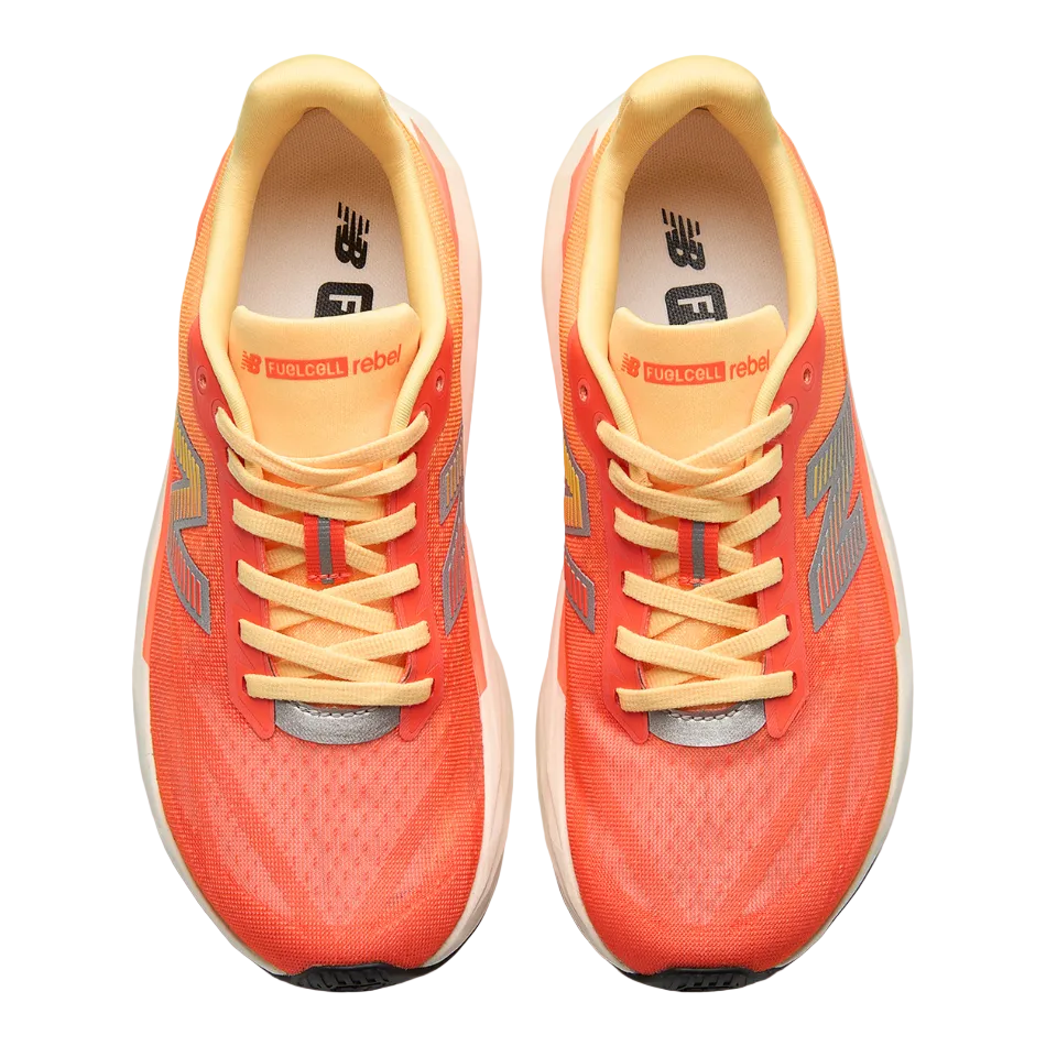 New Balance Women's FuelCell Rebel v5 Running Shoes in Tangerine Heat SS26