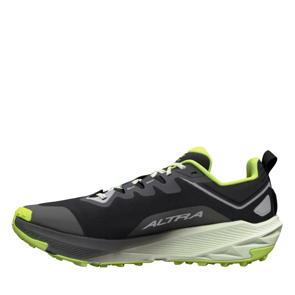 Altra Men's Experience Wild 3+ Trail Running Shoes in Black/Silver/Acid Lime AW26