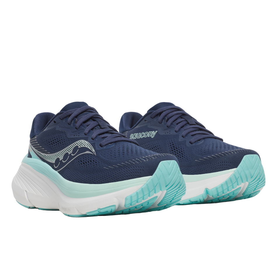 Saucony Women's Guide 19 Running Shoes in Navy/Aqua SS26