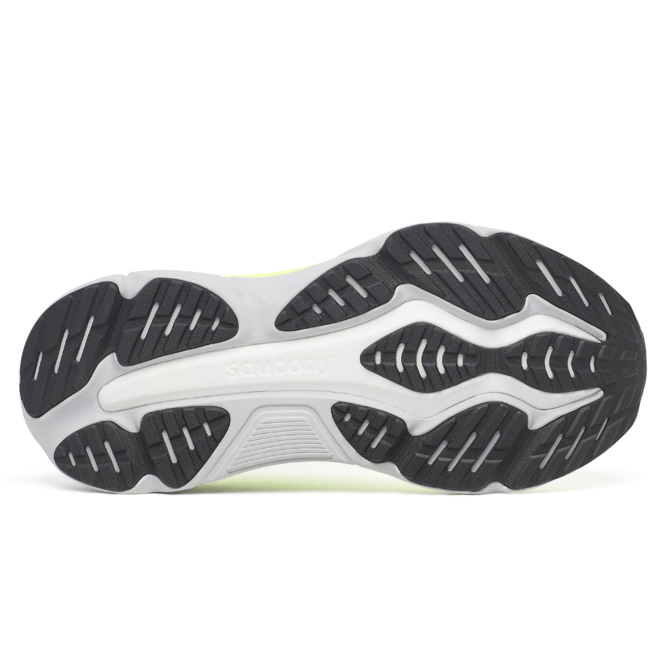 Saucony Men's Hurricane 25 Running Shoes in Citron/Black - Online Exclusive