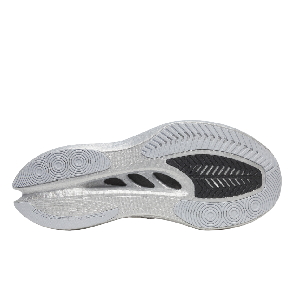 Saucony Men's Endorphin Pro 5 Running Shoes in White/Black SS26