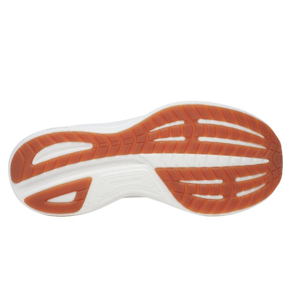 Saucony Women's Ride 18 Running Shoes in White/Gum - Online Exculsive