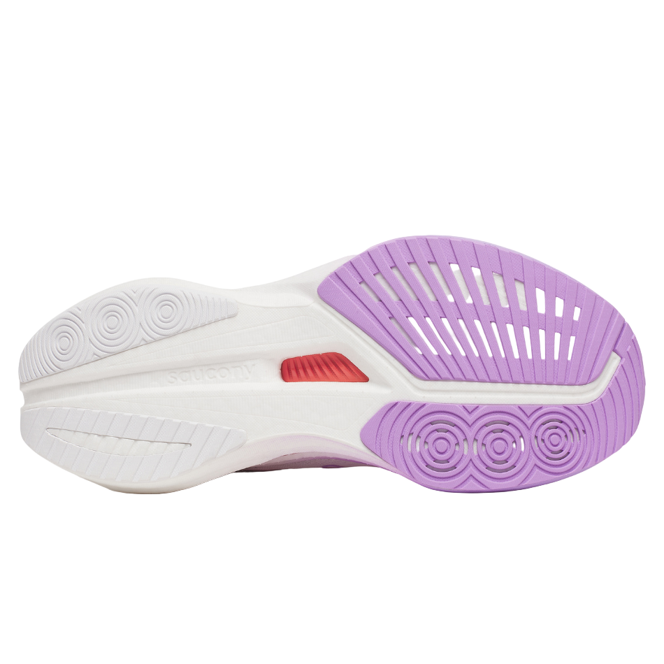 Saucony Women's Endorphin Speed 5 Running Shoes in White/Crocus - Online Exclusive