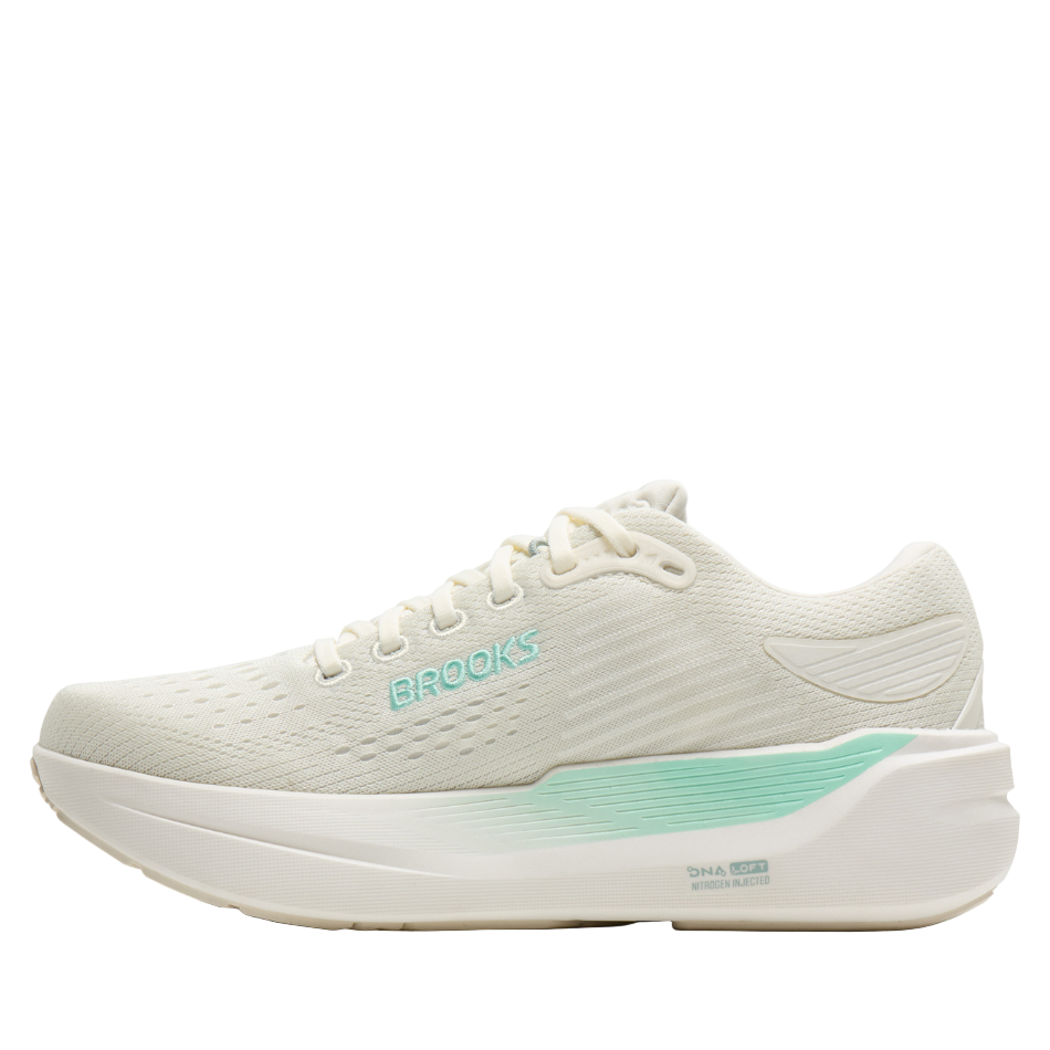 Brooks Women's Ghost Max 3 Running Shoes in Coconut/Yucca/Gray Mist SS26