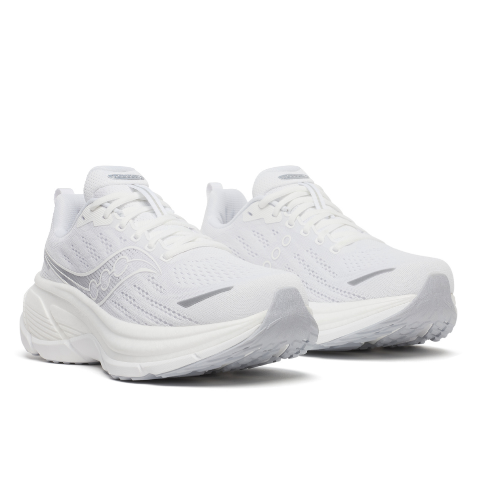 Saucony Men's Hurricane 25 Running Shoes in White - Online Exclusive