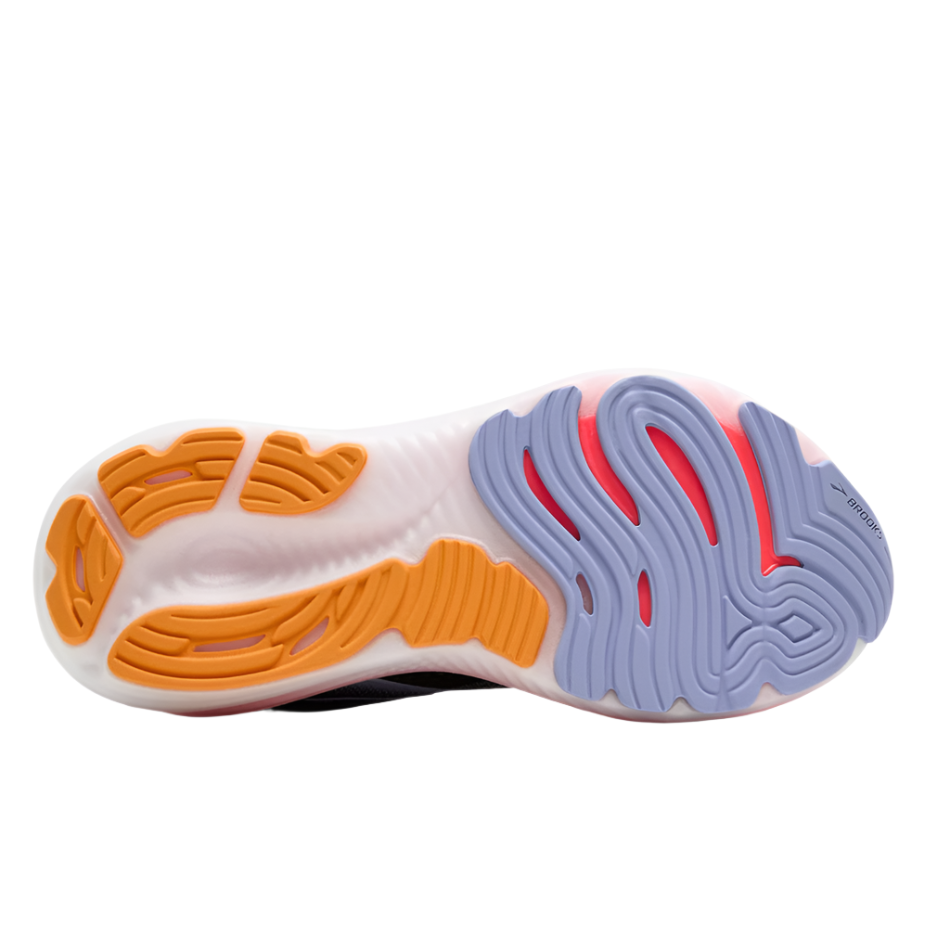 Brooks Women's Glycerin 22 Running Shoes in Black/Blue Heron/Orange AW25