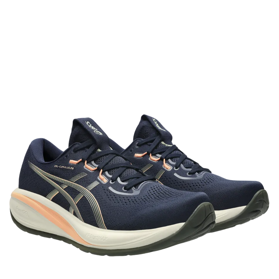 ASICS Men's CEL-CUMULUS 28 Running Shoes in Midnight/Khaki Green AW26