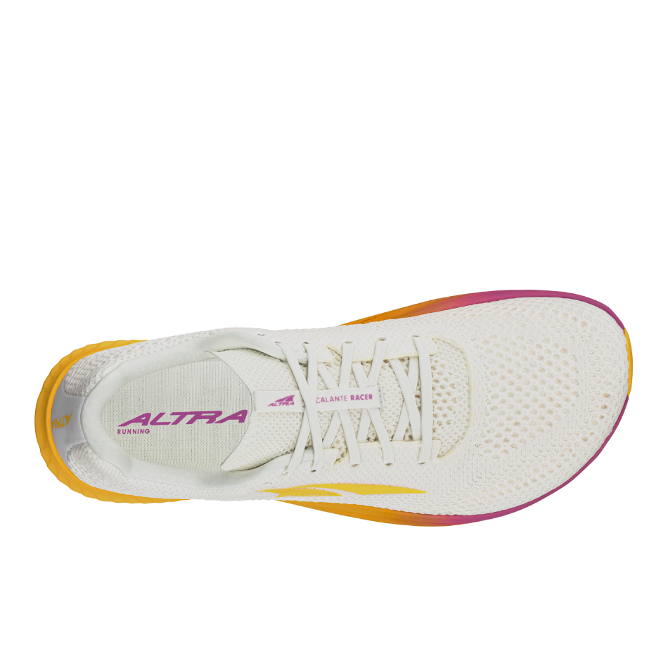 Altra Women's Escalante Racer 2 Running Shoes in White/Orange SS26
