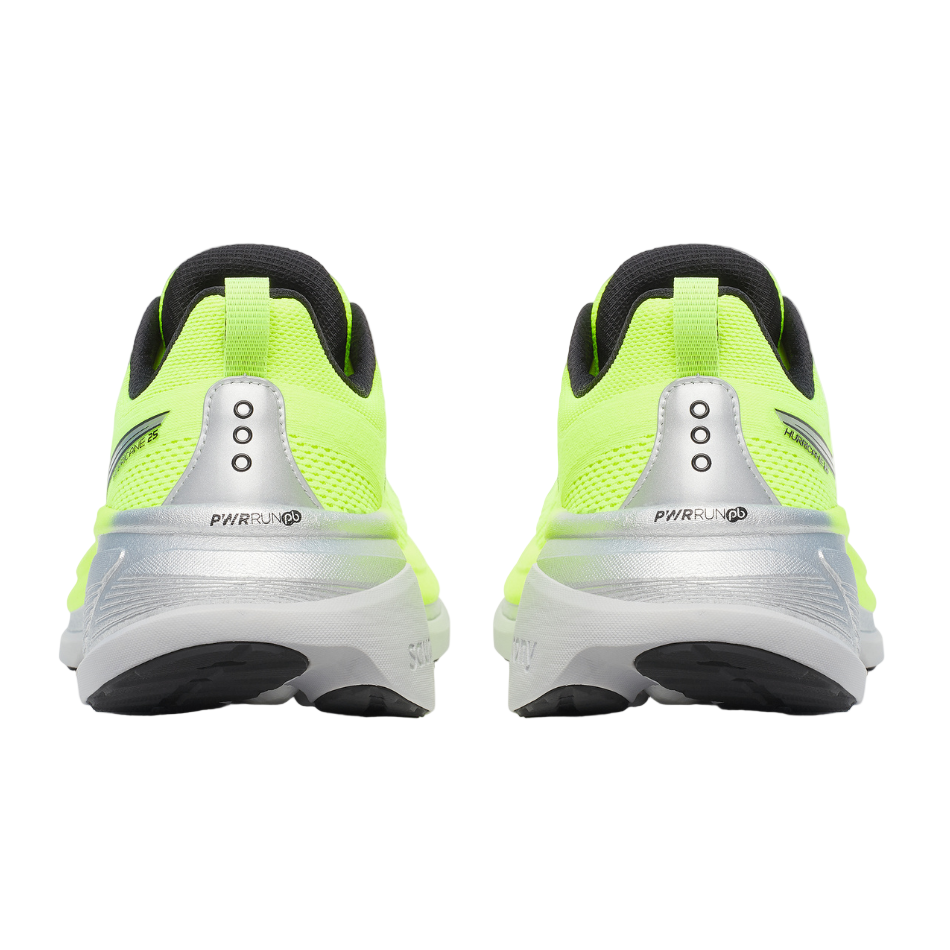Saucony Men's Hurricane 25 Running Shoes in Citron/Black - Online Exclusive