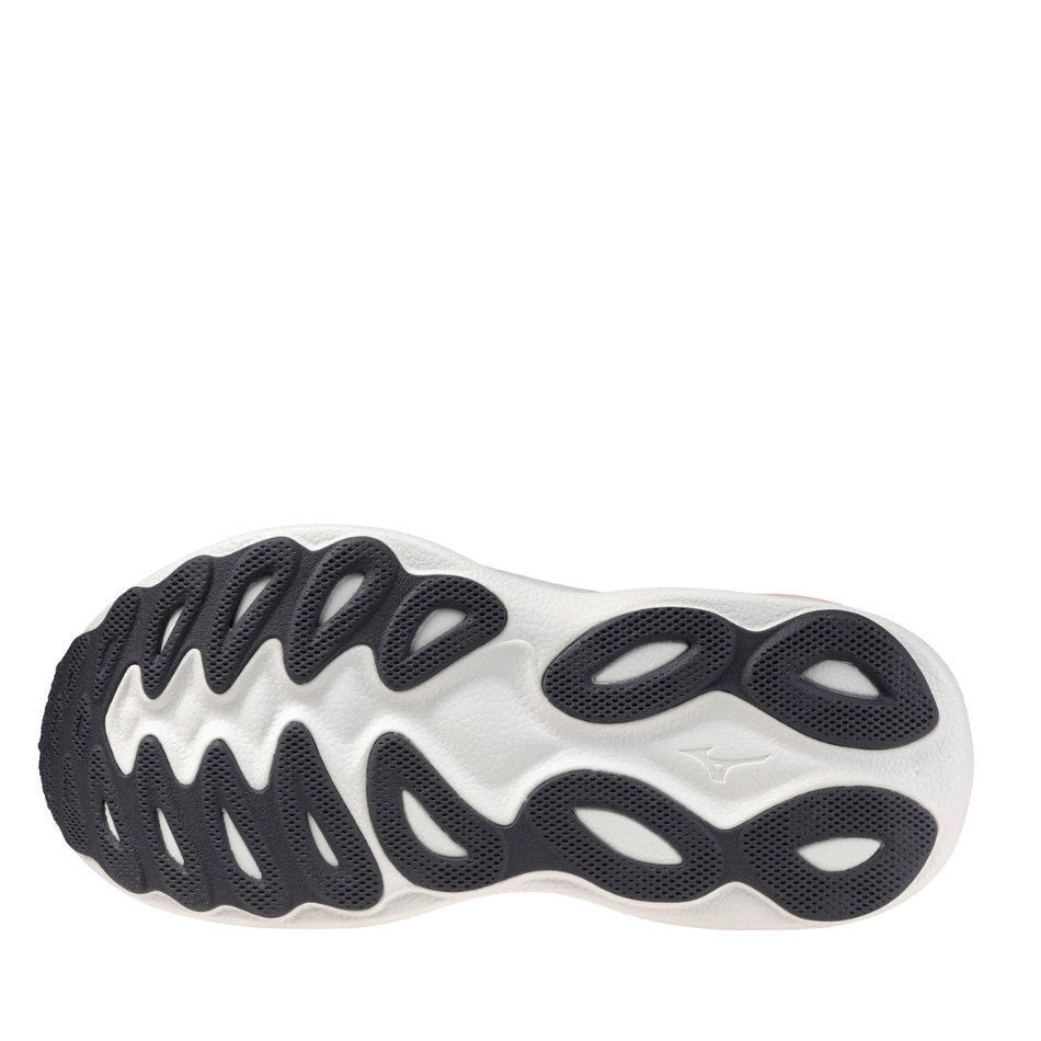 Mizuno Women's Wave Sky 9 Running Shoes in Odyssey Gray/Striking Coral/Iris Bloom AW25