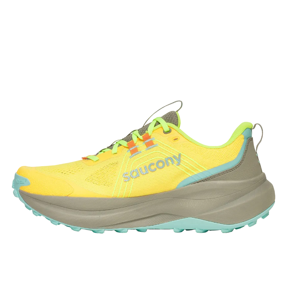 Saucony Men's Xodus Ultra 4 Trail Running Shoes in Vizigold/Laurel - Online Exclusive