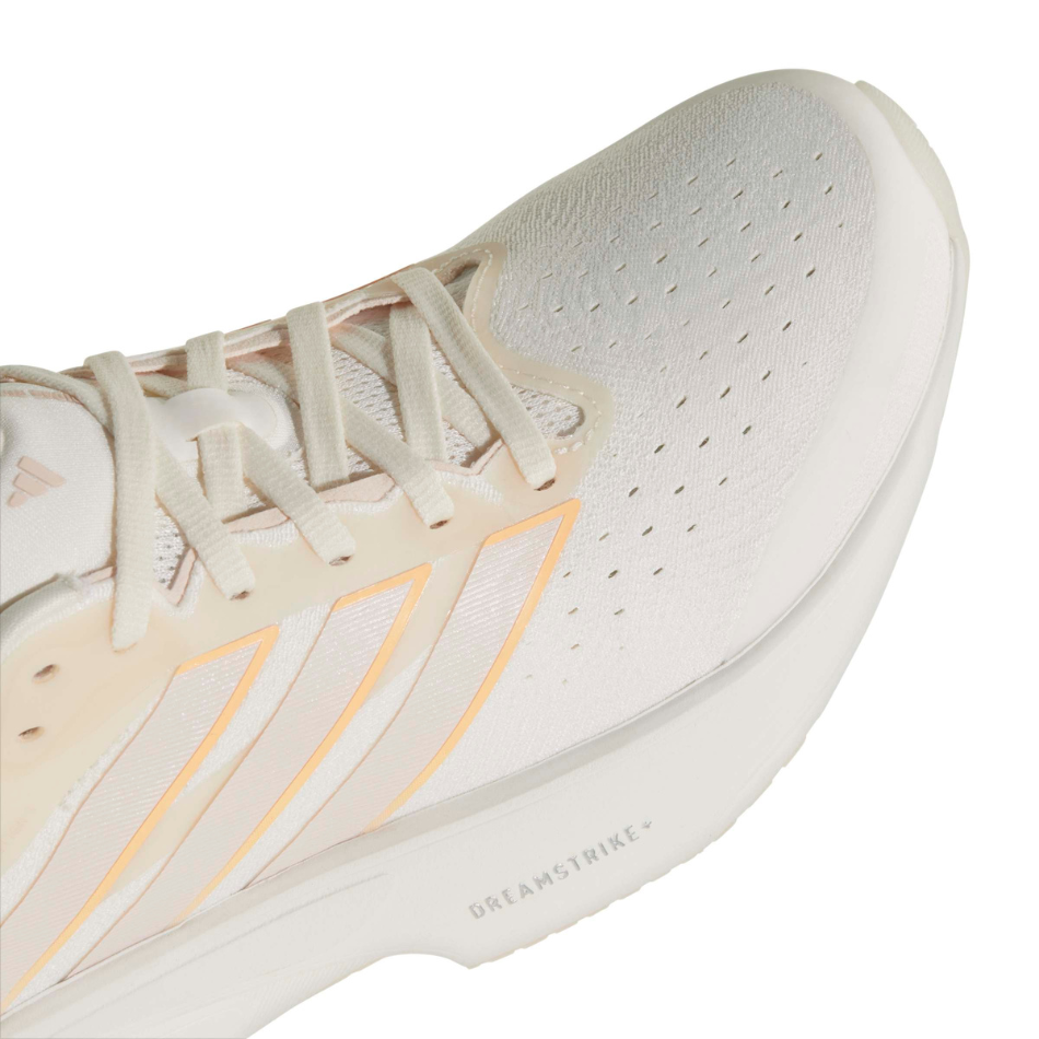 adidas Women's Supernova Solution 3 Running Shoes in Chalk White/Acid Orange/Wonder Quartz AW26